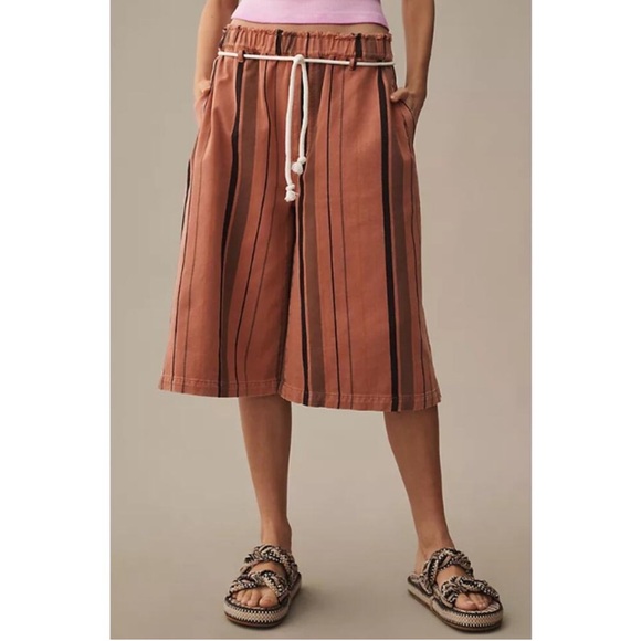 Anthropologie Pilcro Cropped PJ Wide-Leg Jeans Size XS - Picture 3 of 6